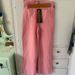 Nooworks NWT Corduroy Bells in Pink - Size Small